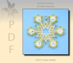 Anleitung Weihnachtsanhänger "Winter beauty"